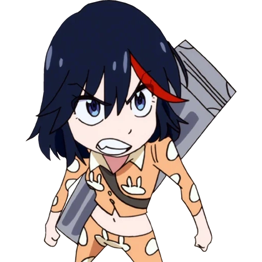 tank, ryuko is obscenities, kill la kill, ryuko is a matter of stery, anime characters