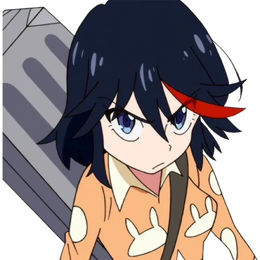 anime, ryuko is obscenities, kill la kill, anime characters, krushi kromsai ryuko mako