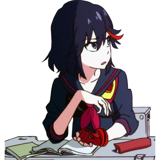 diagram, matoy luco, ryuko matoi, kill la kill, karakter anime