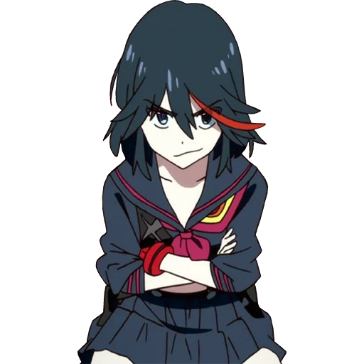 matoi lucco, ryuko matoi, carino anime, kill la kill, dragon horse stalking anime