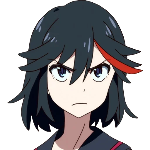 ryuko, anime art, ryuko is obscenities, ryuko matoi, anime characters