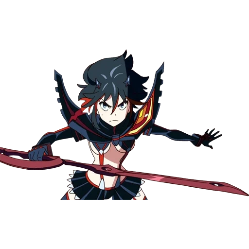 ryuko, ryuko is obscenities, kill la kill, matoi ryuuko, ryuko is a witch kamui