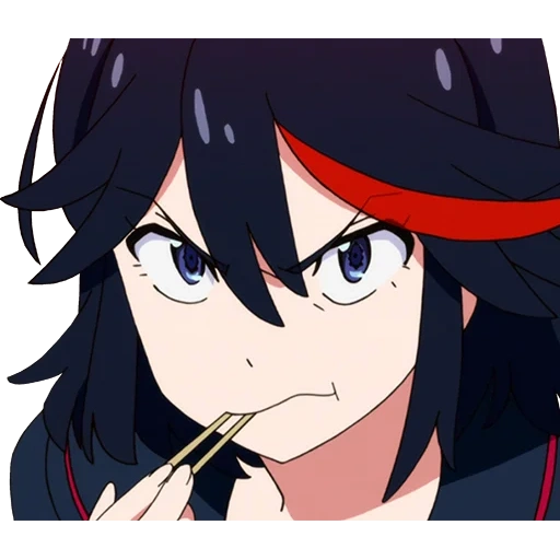 ryuko, ryuko es obscenidades, ryuko matoi, matar a la presa, personajes de anime