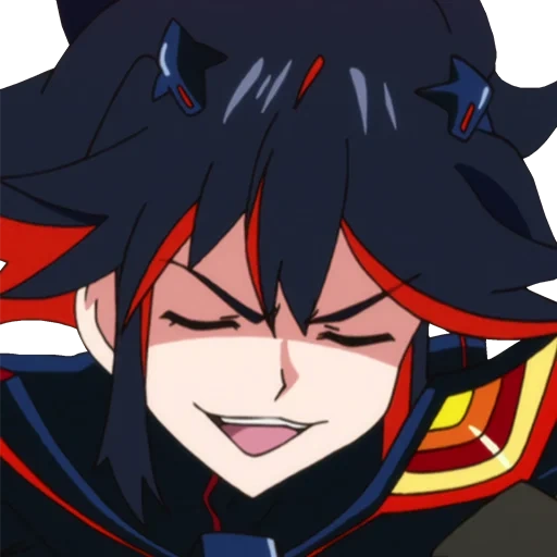 ryuko is obscenities, anime nyashka, kill la kill, kill la kill if