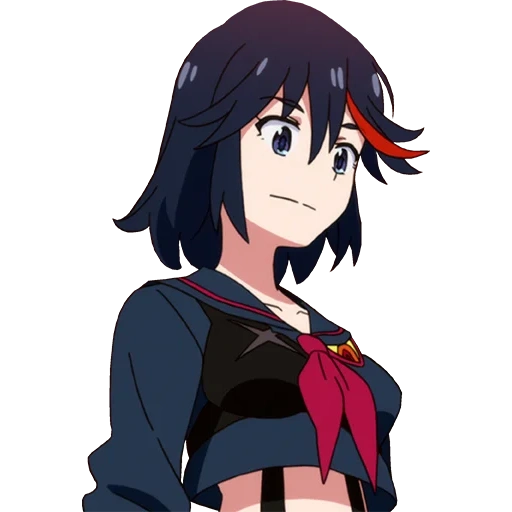 ryuko is obscenities, ryuko matoi, anime characters, ryuko is a matter of anime, kill a kill anime