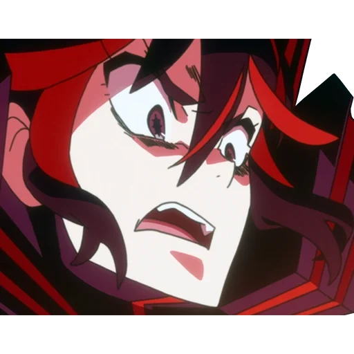 аниме, anime, персонажи аниме, ryuko matoi злая, дэвид винсент kill la kill