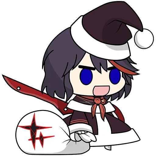 padoru, chibi figures, personnages d'anime, luco matoi padoru, belle peinture de figures de chibi