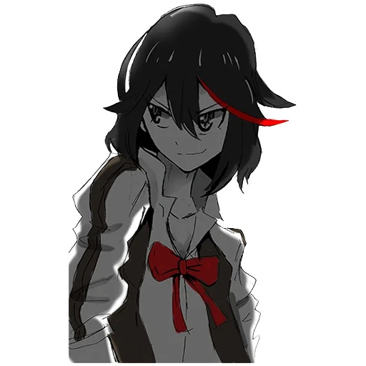 ryuko, ryuko is obscenities, kill la kill, ryuko mata art, ryuko is a matu art