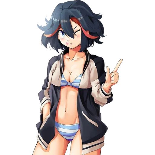 ryuko chan, ryuko es obscenidades, ryuko matoi, matar a la presa