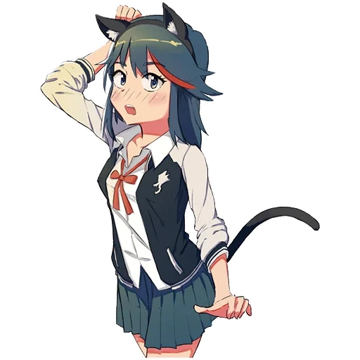 médecine interne, art de l'anime, ryuko matoi, kill la kill, ryuko matoi neko