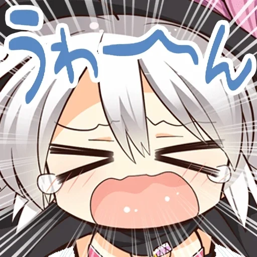 anime, anime, anime chibi, ahegao felix, émoticônes d'anime