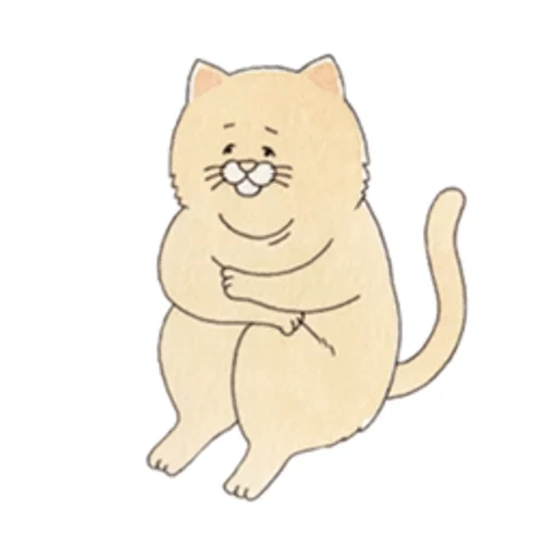 кот, жирный кот, толстый кот, грустный толстый котик