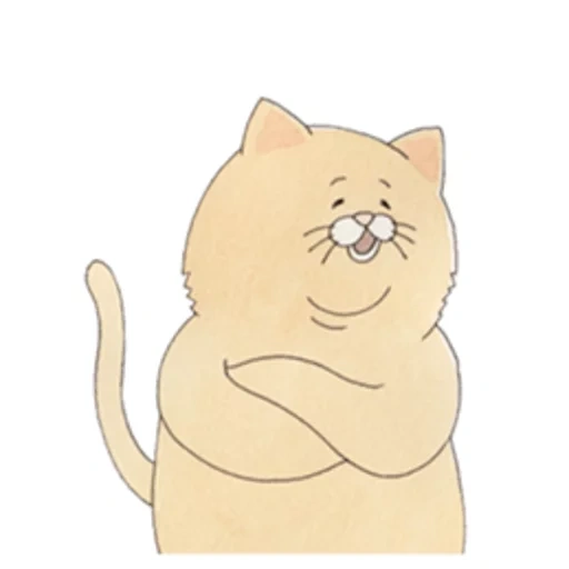 кот, жирный кот, толстый кот, грустный толстый кот