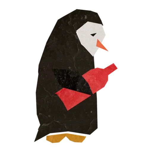 application penguin, oleg borodin penguin, artisanat des enfants des enfants, application du pingouin d'enfants, application de penguin sur la glace