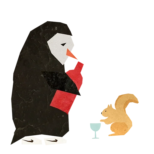 manchot, image, manchot, pingouin triste, oleg borodin penguin
