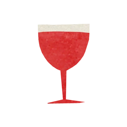 verre de vin, un verre de vin, l'icône du verre, les lunettes sont rouges, un verre de vin rouge