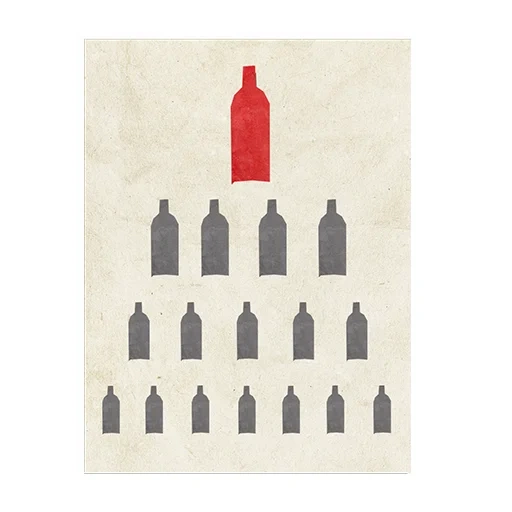 símbolo, silueta, vector de contorno, perfil de botella, vector de botella