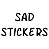 Sad stickers