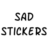 Sad stickers @stickersb2b