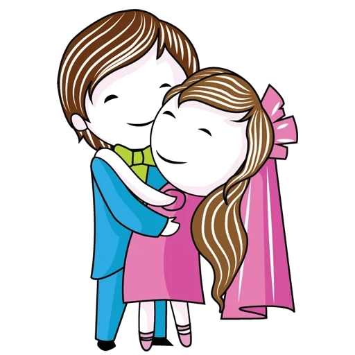 the couple is cartoon, cartoon couples, cartoon couple, cartoon lovers, the couple in love clipart