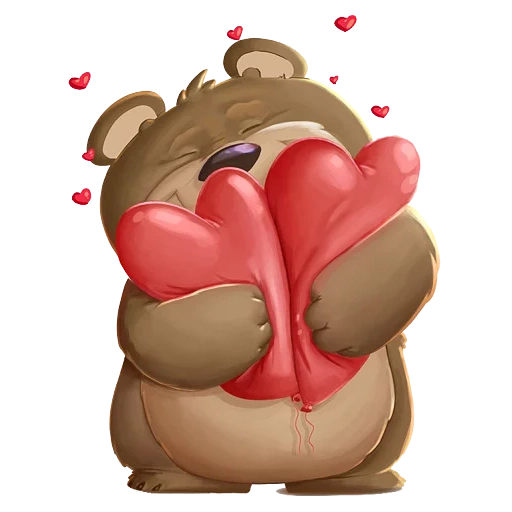 orso cuore, cuore di orso carino