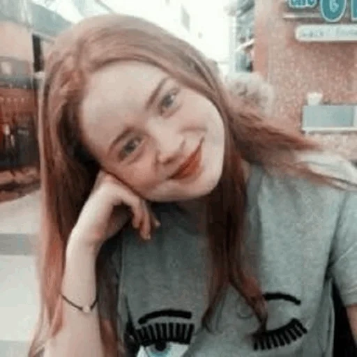 pessoas, menina, sadie sink, fotografia de menina