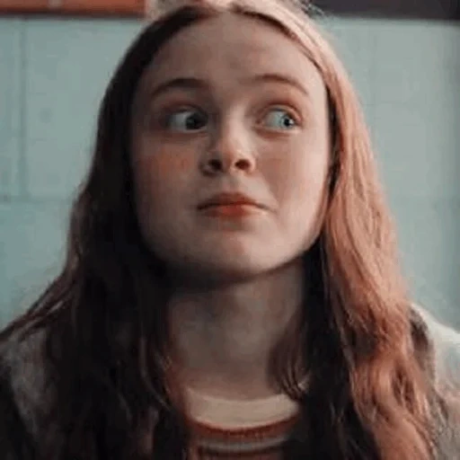 young woman, sadie sink, maifield city, very strange things, stranger things max