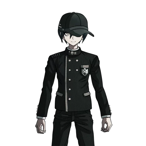 setelan shuichi, shuichi saihara, shuichi sugar sprite, shuichi sugar pertumbuhan penuh, sosok danganronpa dari shuichi sugar