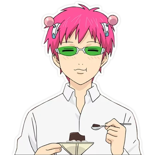 anime saiki, saiki kusaku, mini saiki gras schloss, saimucao chibi, saiki grasslock anime