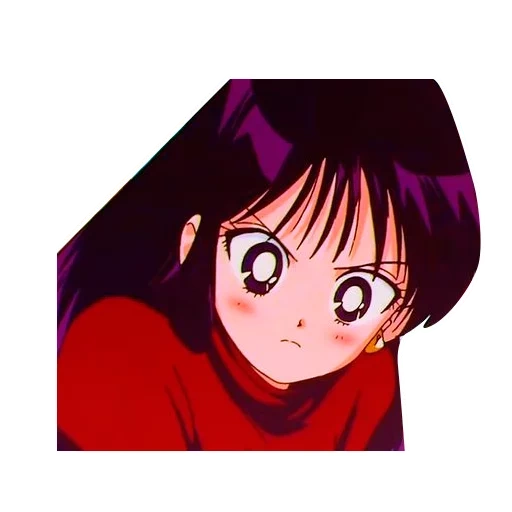 anime, diagram, sailor mars 90s, karakter anime, anime 90s danganronpa