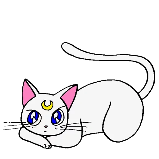 сейлормун кошка, сейлормун кот, сейлормун кот артемис, артемис сейлормун кошка, котик из сейлормун