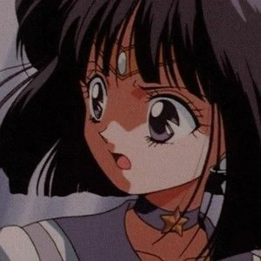 sailor moon, mariner mars, saturn the mariner, anime girl, sailor saturn anime 90