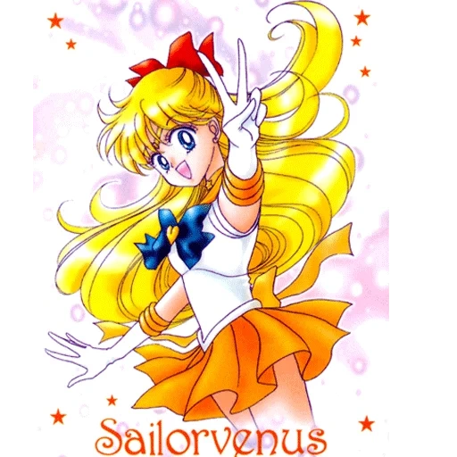 sailor moon, sailor venus, salemon minako, gadis cantik putri venus, saylormun sailor venus