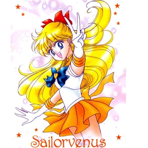 sailor moon, venus der seemann, celemon minaco, schöne mädchen prinzessin venus, die venus von saylormun der matrose