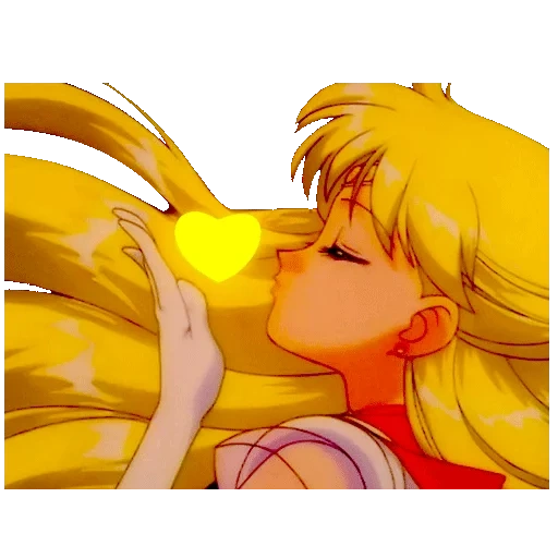 sailor moon, sailor venere, anime melomon, anime sailor moon, sailor venere kiss