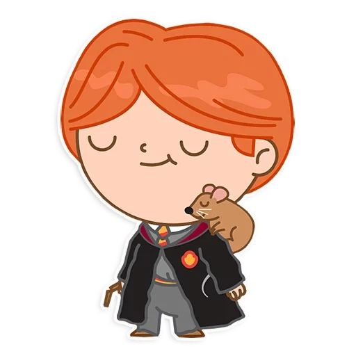 ron weasley, harry potter, ron weasley chibi, harry potron, harry potter red cliff