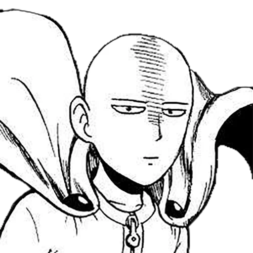 vanpanchman, saitama sensei, vanpanchman manga, vanpanchman zeichnung, saitama manga gesicht