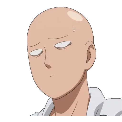 vanpanchman, calvo sitama, cara de vanpanchman, cabello de sitama, vanpanchman saitama