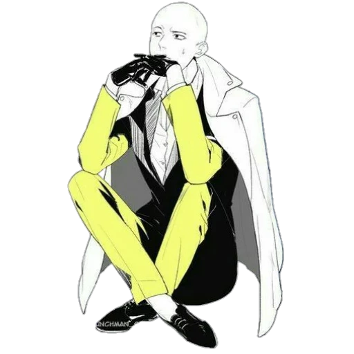 saitama, punch man, ванпанчмен