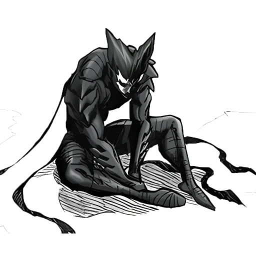 anime, artis komik, karakter komik, kartun black panther marvel, black panther marvel dengan latar belakang putih