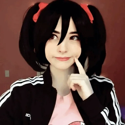 menina, jovem, bonbibonkers, cosplay de anime, bonbibonkers nico