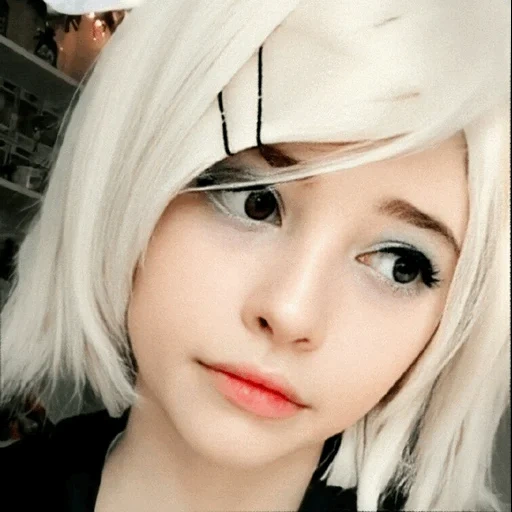 girl, cosplay, cartoon role-playing, role-playing wig, cross spell cosplay