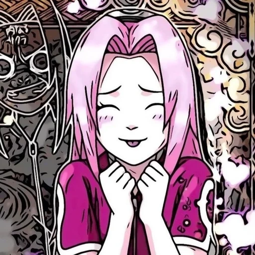 sakura haruno, sakura harunoface, anime sakura haruno, sakura haruno card, sakura spring wild pattern