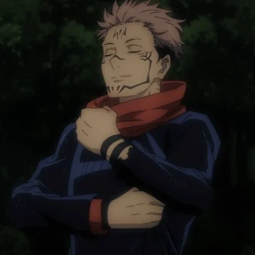 jujutsu, jujutsukaisen, jujutsu kaisen, personnages d'anime, gif itadori yuji