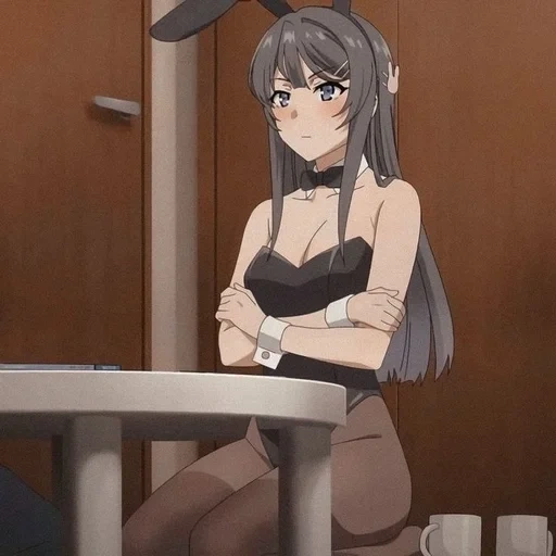 sakurajima, anime is hot, bunny girl senpai, seishon buta yarou wa bunny, mia sakuraudzima reaches out