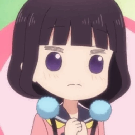blend s, anime girl, blend s maika, campurkan emoji s, karakter anime
