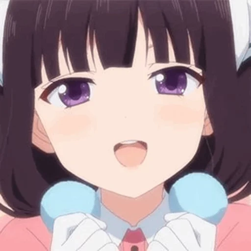 anime girl, métis sadiques, animelamp blend s, maika sakuranomiya, anime hybride sadique
