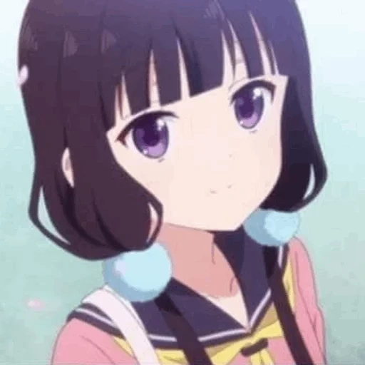 anime girl, hibrida sadis, maika sakuranomiya, mix and match sadis anime, anime sakuramiya trumi