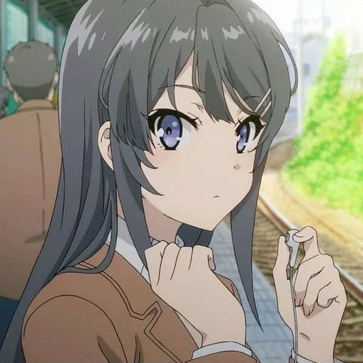 gadis anime, sakurajim may, karakter anime, seishun buta yarou, seishon buta yarou wa bunny