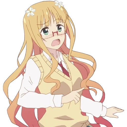 anime, truc sakura, mitsk sonoda, mirai suinaga anime, anime avec un fond transparent